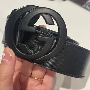 Black “Gucci” Style Belt